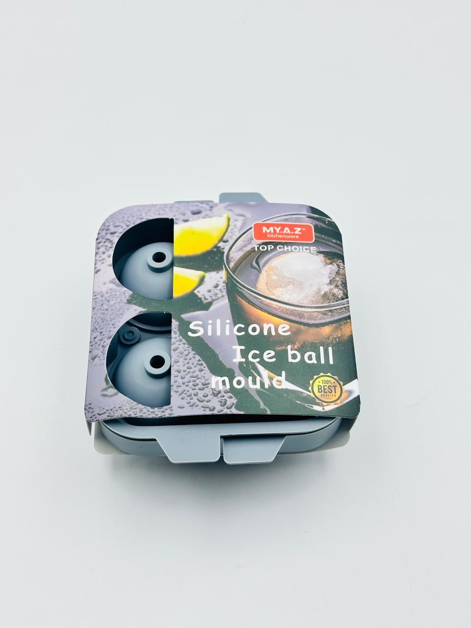 Silicone Ice Ball Mould – Premium Large Sphere Ice Maker( 4 Cavities)