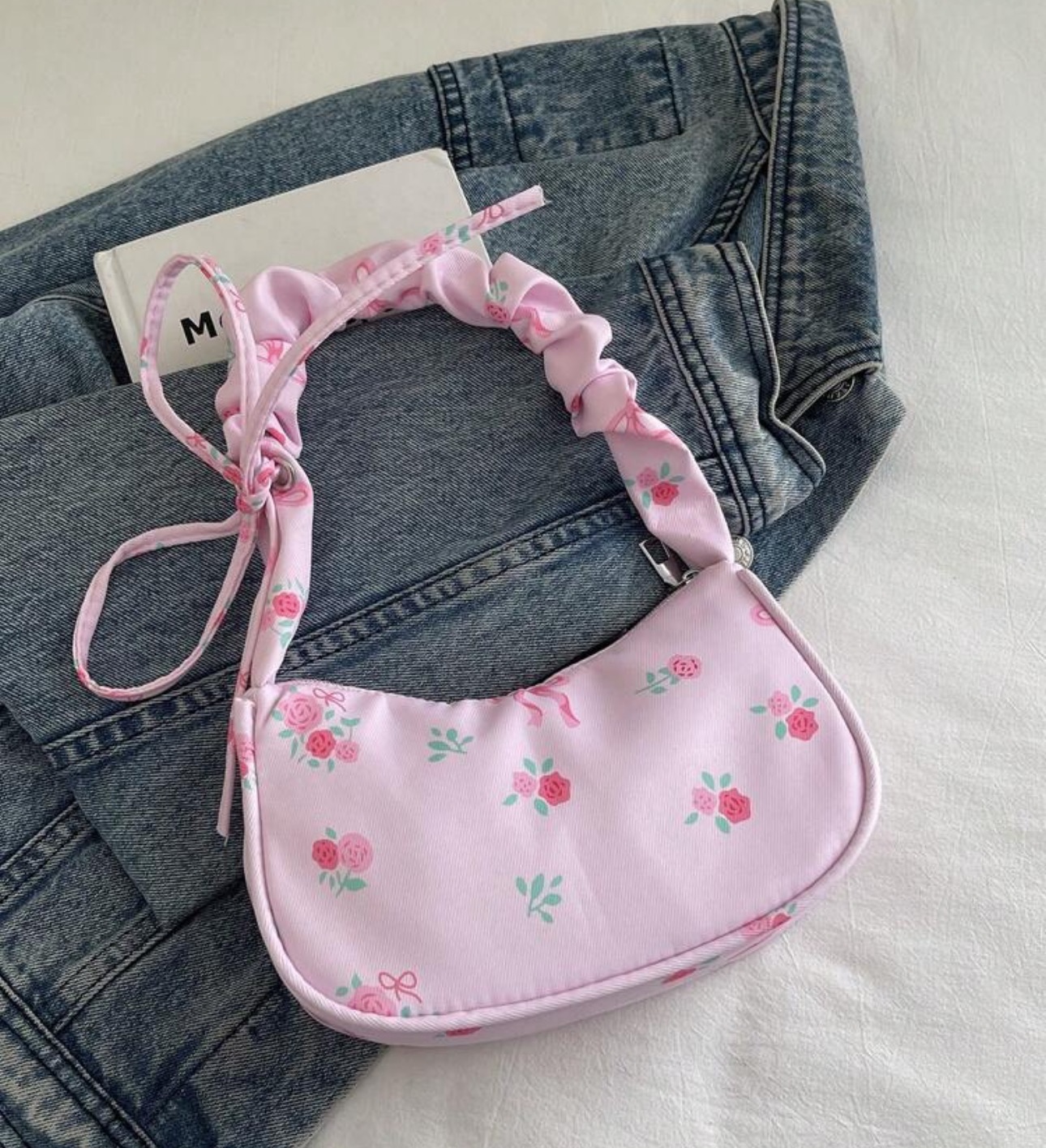 Womens Pink Shoulder Bag. Casual Shoulder Bag, Versatile For Women's Daily Use ,Beach Bag spring and summer.
