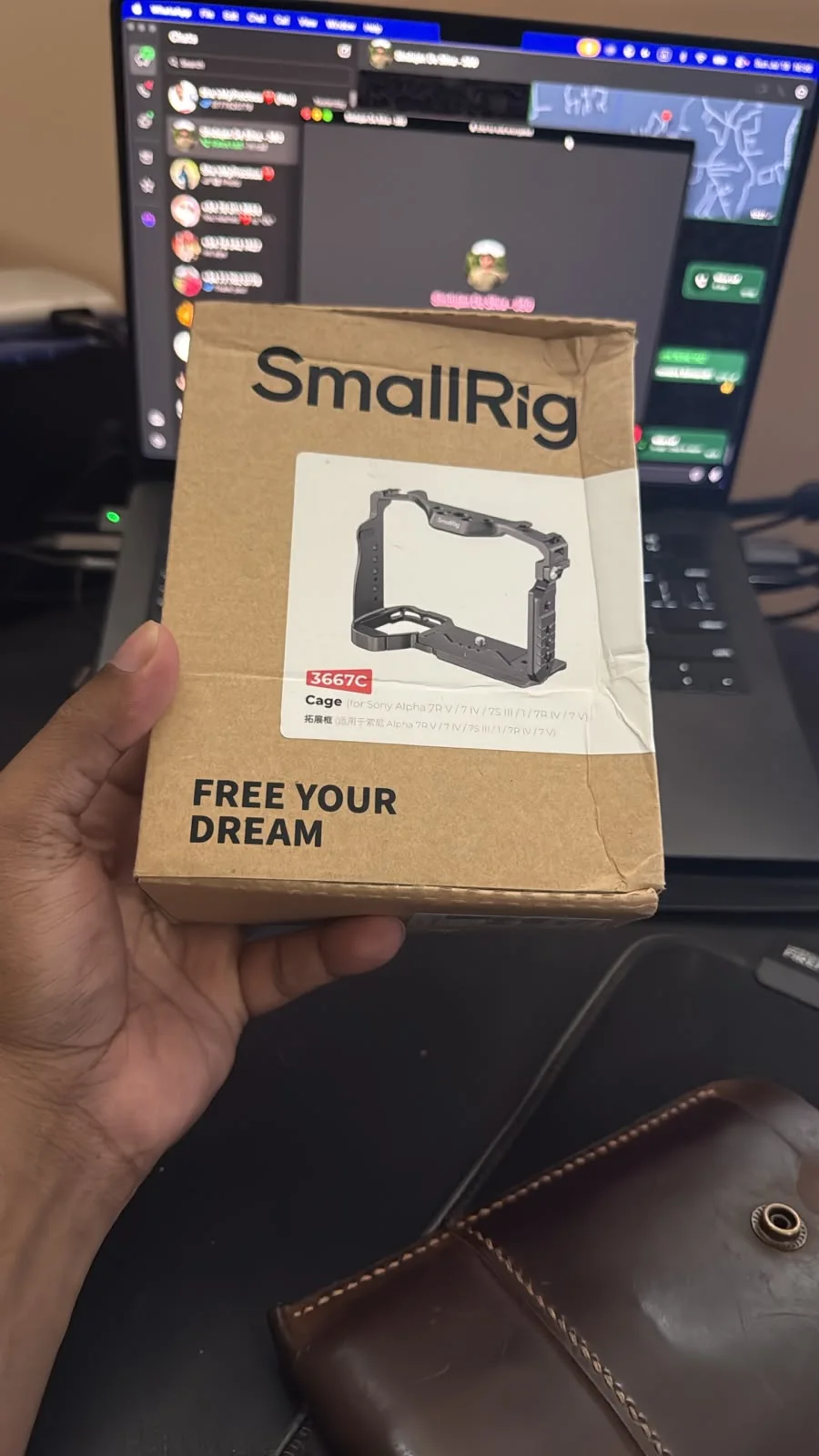 Smallrig Cage with Airtag Slot for Sony A7 V / A7R V / A7 IV / A7S III / A1 / A7R IV
