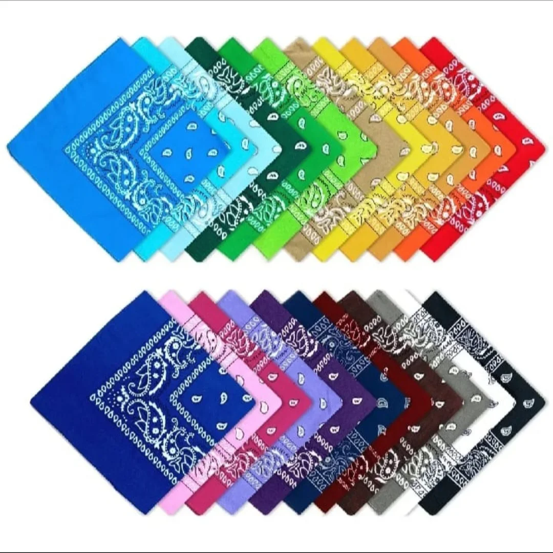50cm × 50cm Bandana 50% Cotton