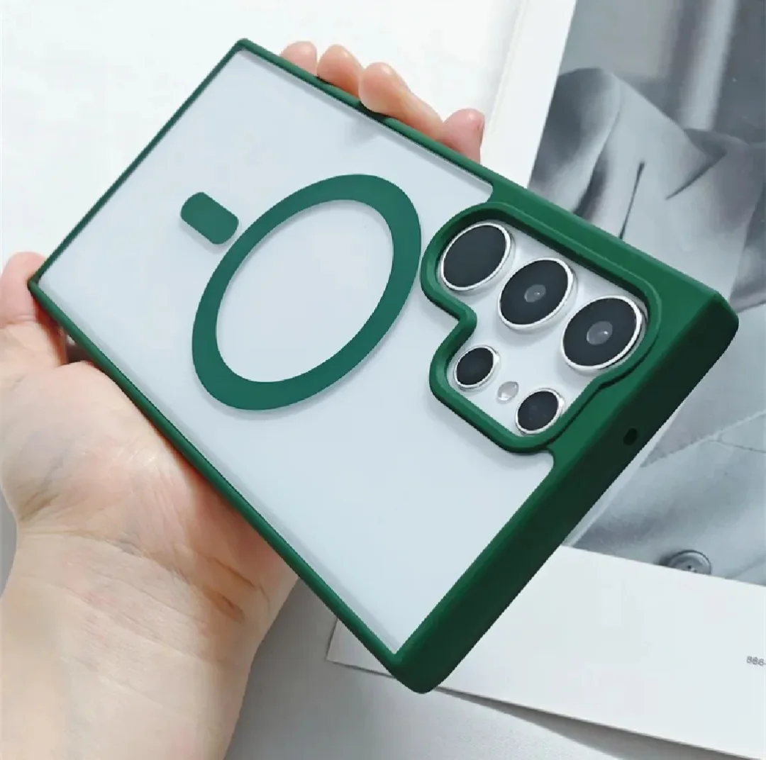 S25 Ultra Magsafe Back Cover Dark Green Color Brand New
